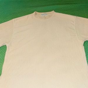 Giorgio Danieli Made In Italy Waffle Mesh Pull Over